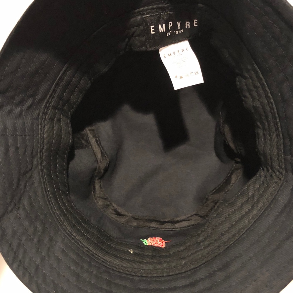 Empyre Red Rose Embroidered Bucket Hat - Picture 6 of 6